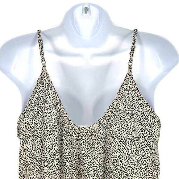 Sienna Sky Leopard Print Sleeveless Peplum Tank Blouse Top Size Small NWT - Picture 5 of 10
